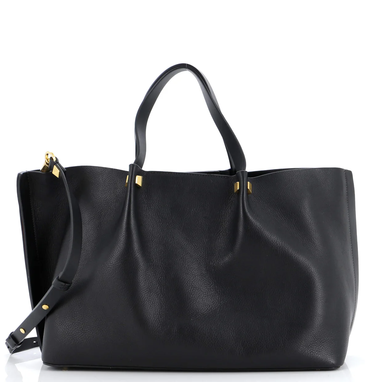 VLogo Escape Tote Leather Medium - Deep Luxury
