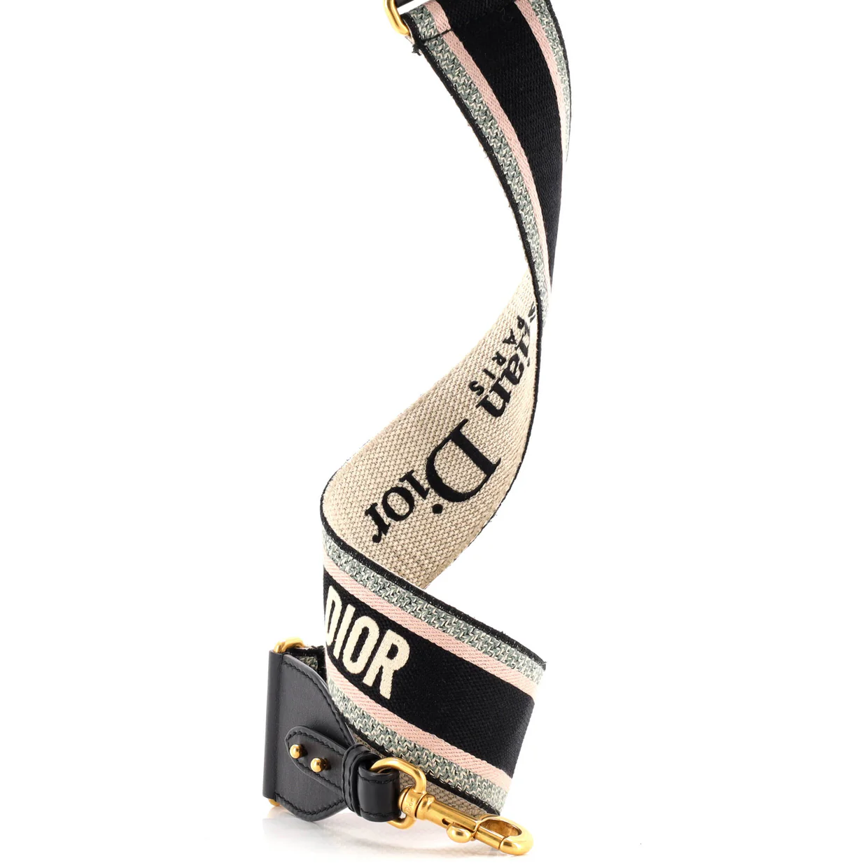 Logo Shoulder Strap Embroidered Canvas - Deep Luxury
