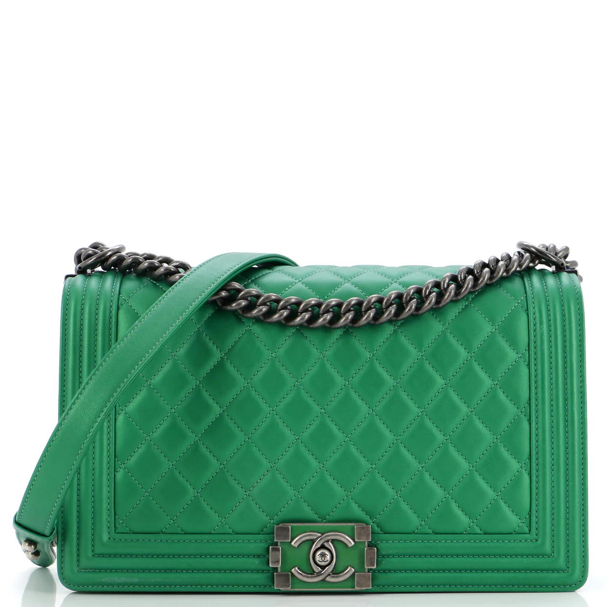 Boy Flap Bag Quilted Lambskin New Medium - Deep Luxury