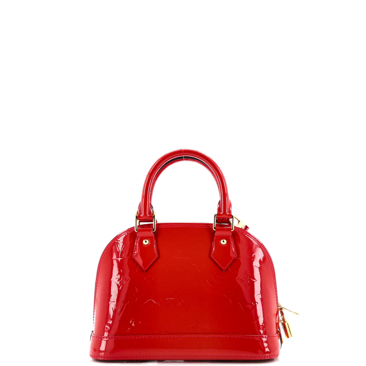 Alma Handbag Monogram Vernis BB - Deep Luxury