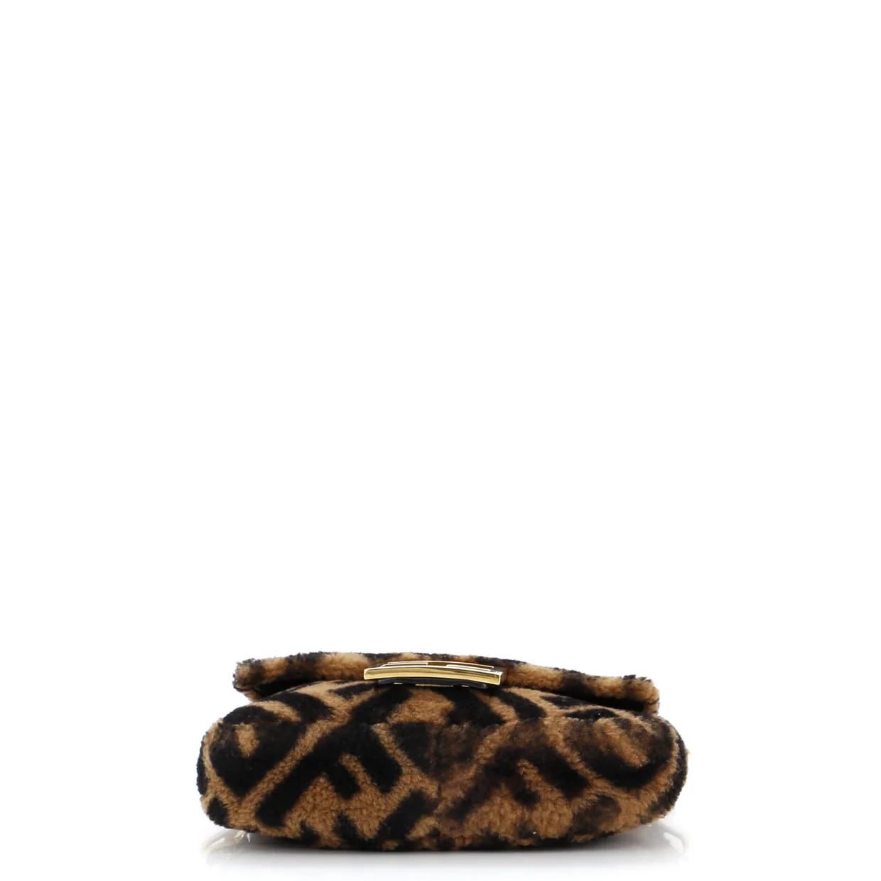 Baguette NM Bag Zucca Shearling Mini - Deep Luxury