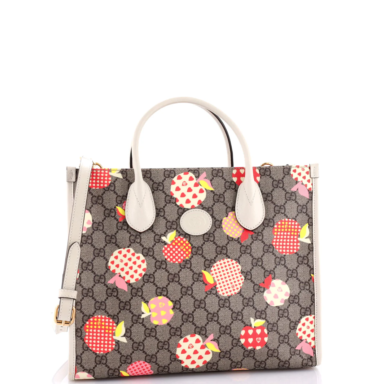 Structured Top Handle Open Tote Printed GG Coated Canvas Small - Deep Luxury