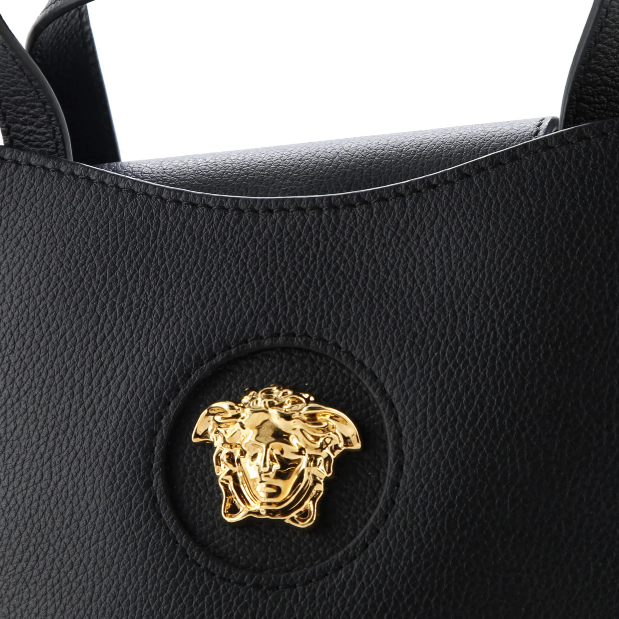 La Medusa Top Handle Crossbody Bag Leather Small - Deep Luxury