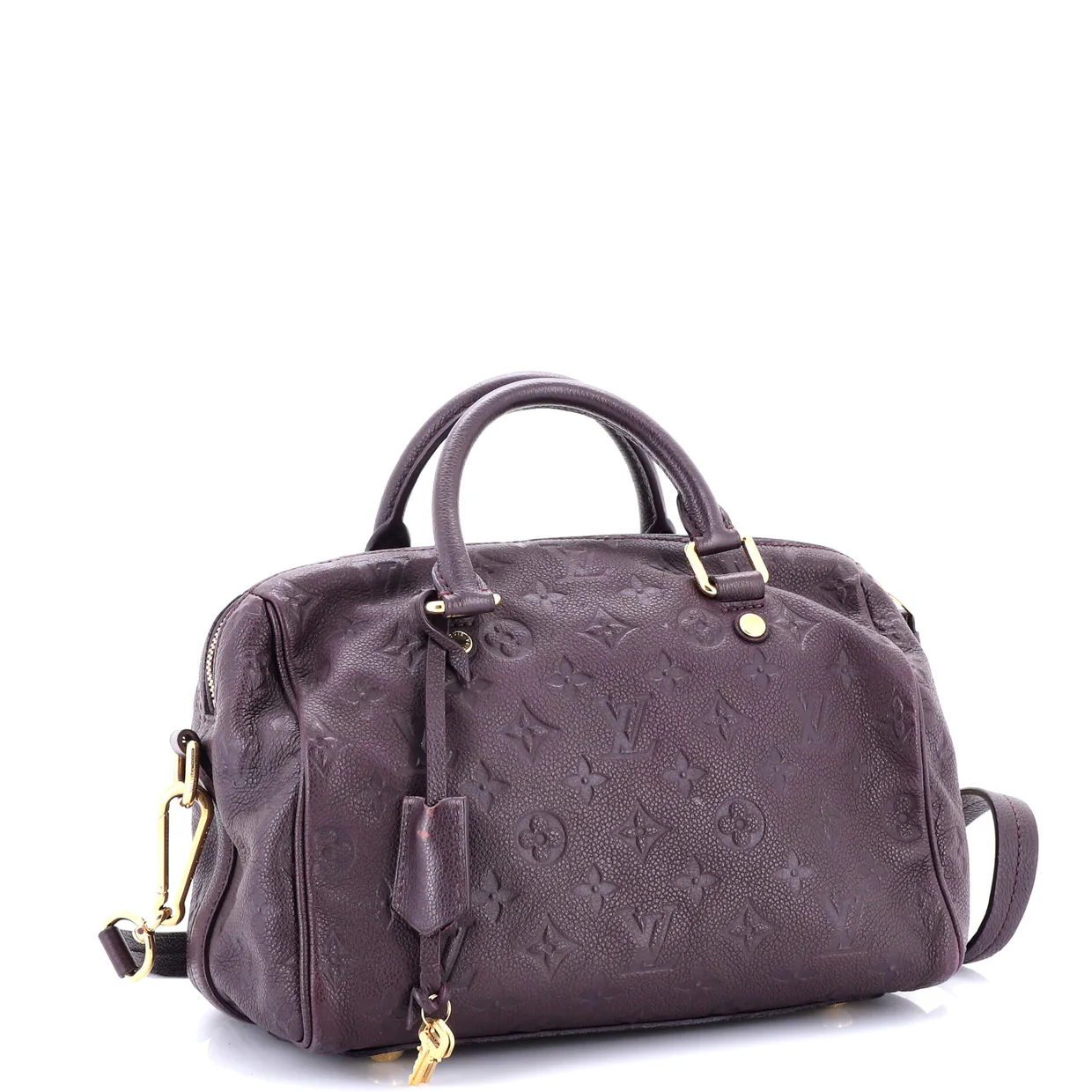 Speedy Bandouliere Bag Monogram Empreinte Leather 25 - Deep Luxury