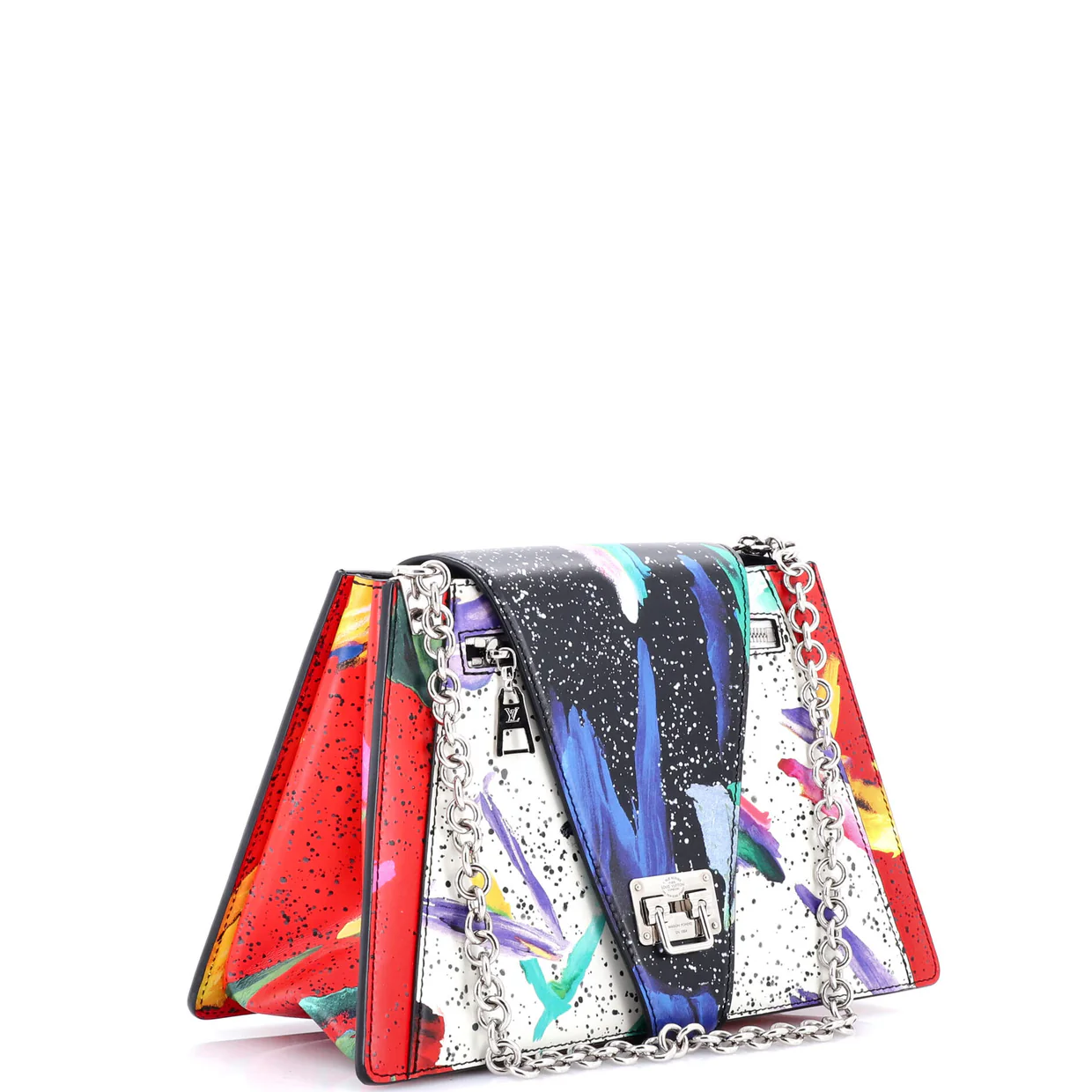 Trapeze Handbag Printed Leather - Deep Luxury