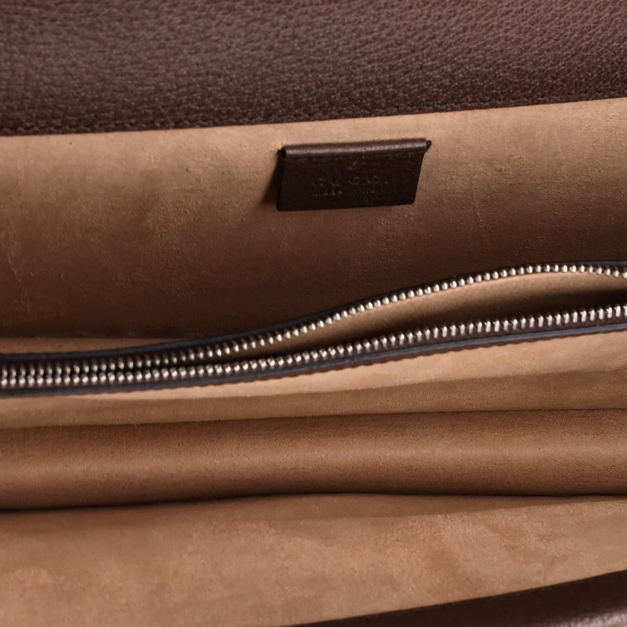 Dionysus Top Handle Chain Bag GG Coated Canvas Small - Deep Luxury