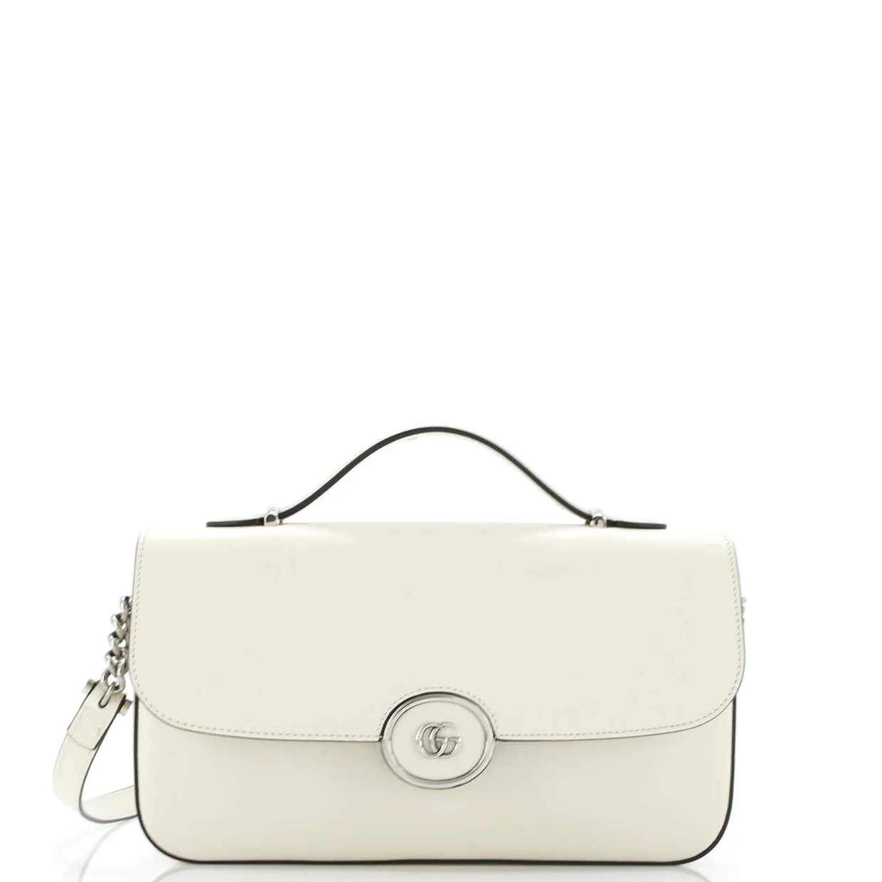 Petite GG Flap Shoulder Bag Leather Small - Deep Luxury