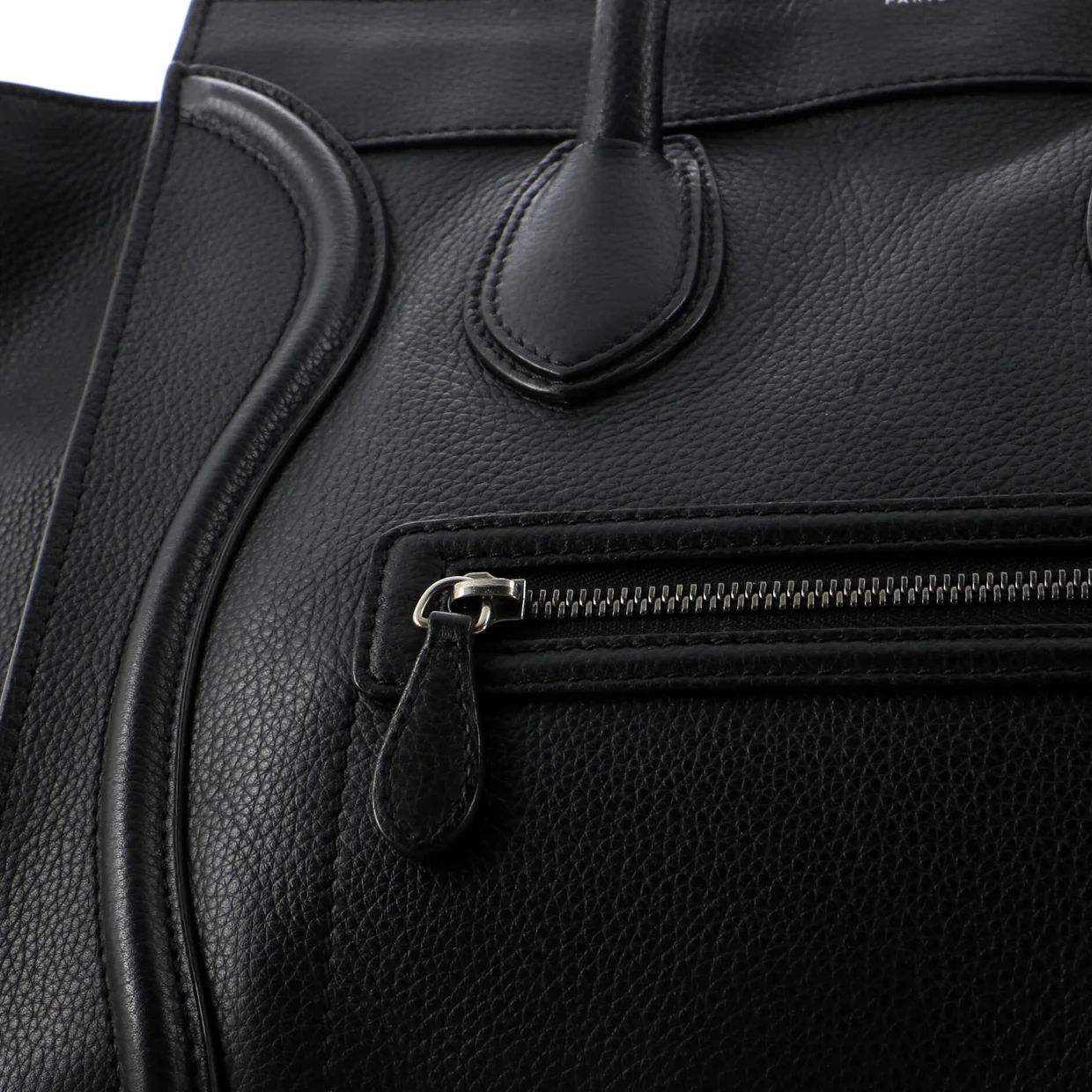Luggage Bag Grainy Leather Mini - Deep Luxury