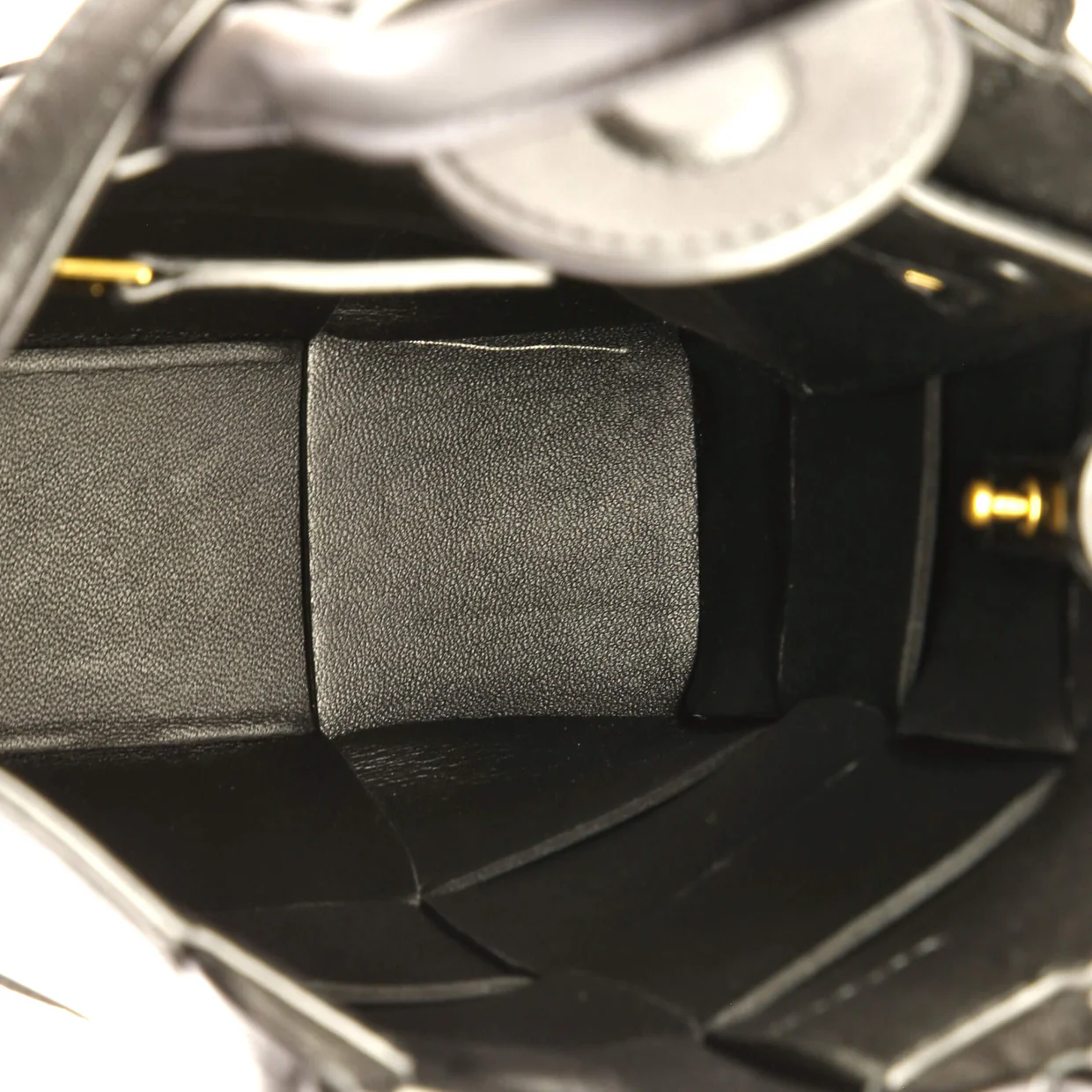 Cassette Convertible Tote Maxi Intrecciato Leather Mini - Deep Luxury