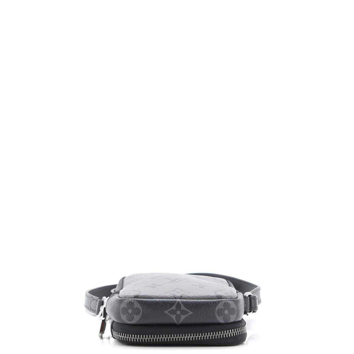 Double Phone Pouch Reverse Monogram Eclipse Canvas - Deep Luxury