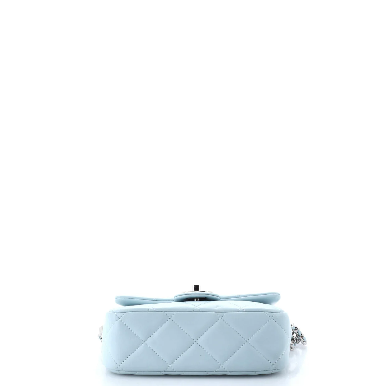 My Perfect Adjustable Chain Flap Bag Quilted Lambskin with Pearls Mini - Deep Luxury