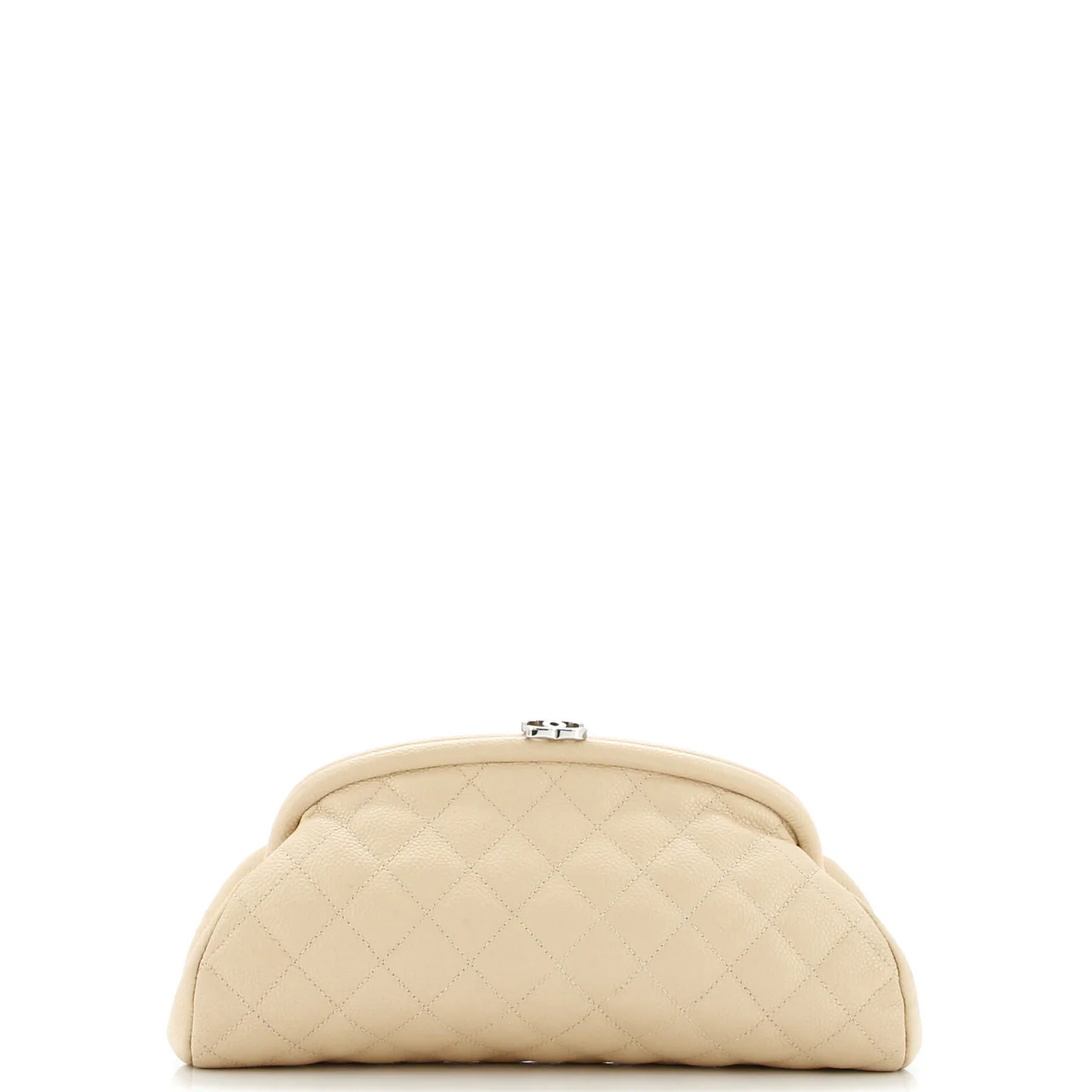 Timeless Clutch Quilted Caviar - Deep Luxury