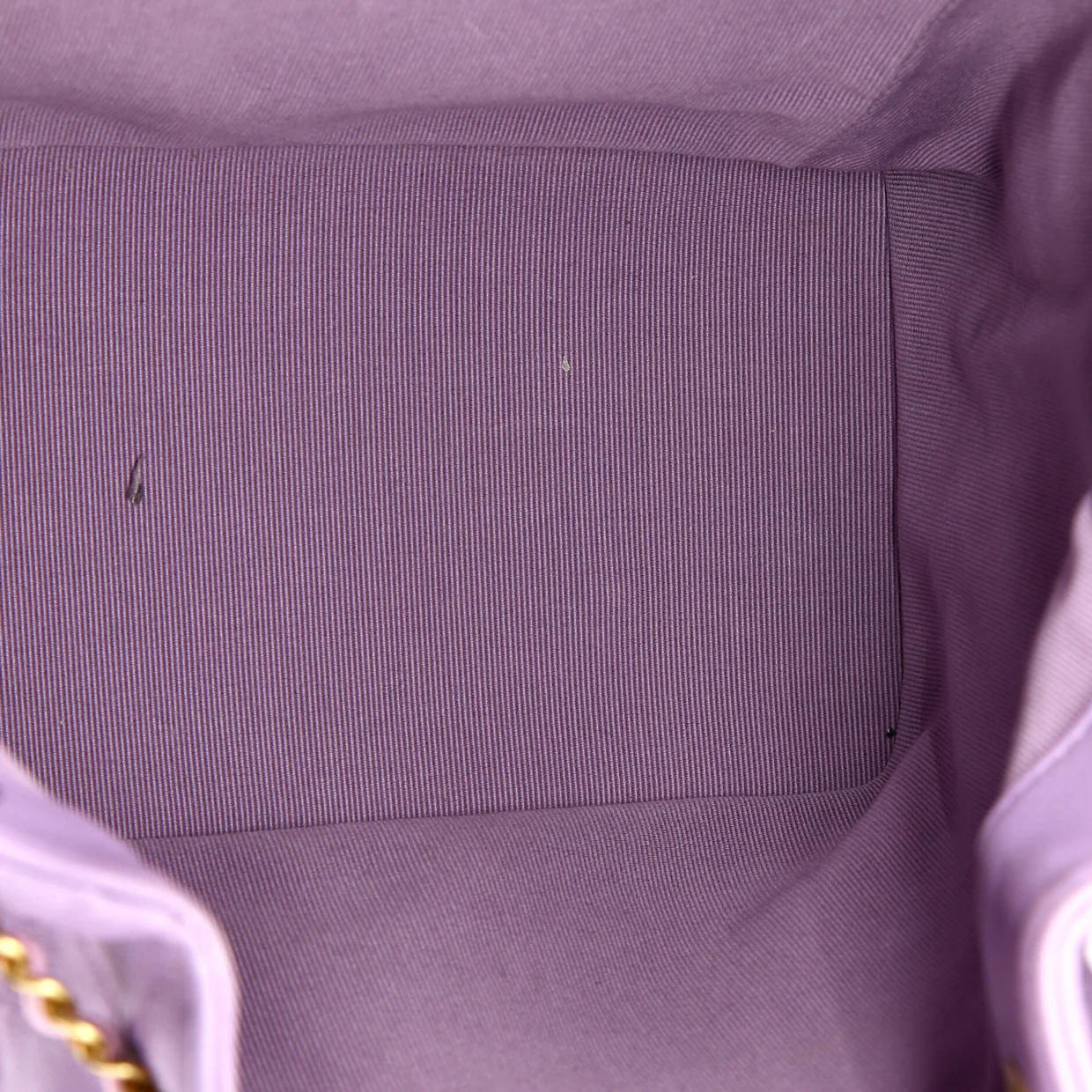 Chain Infinity Drawstring Backpack Quilted Lambskin Small - Deep Luxury