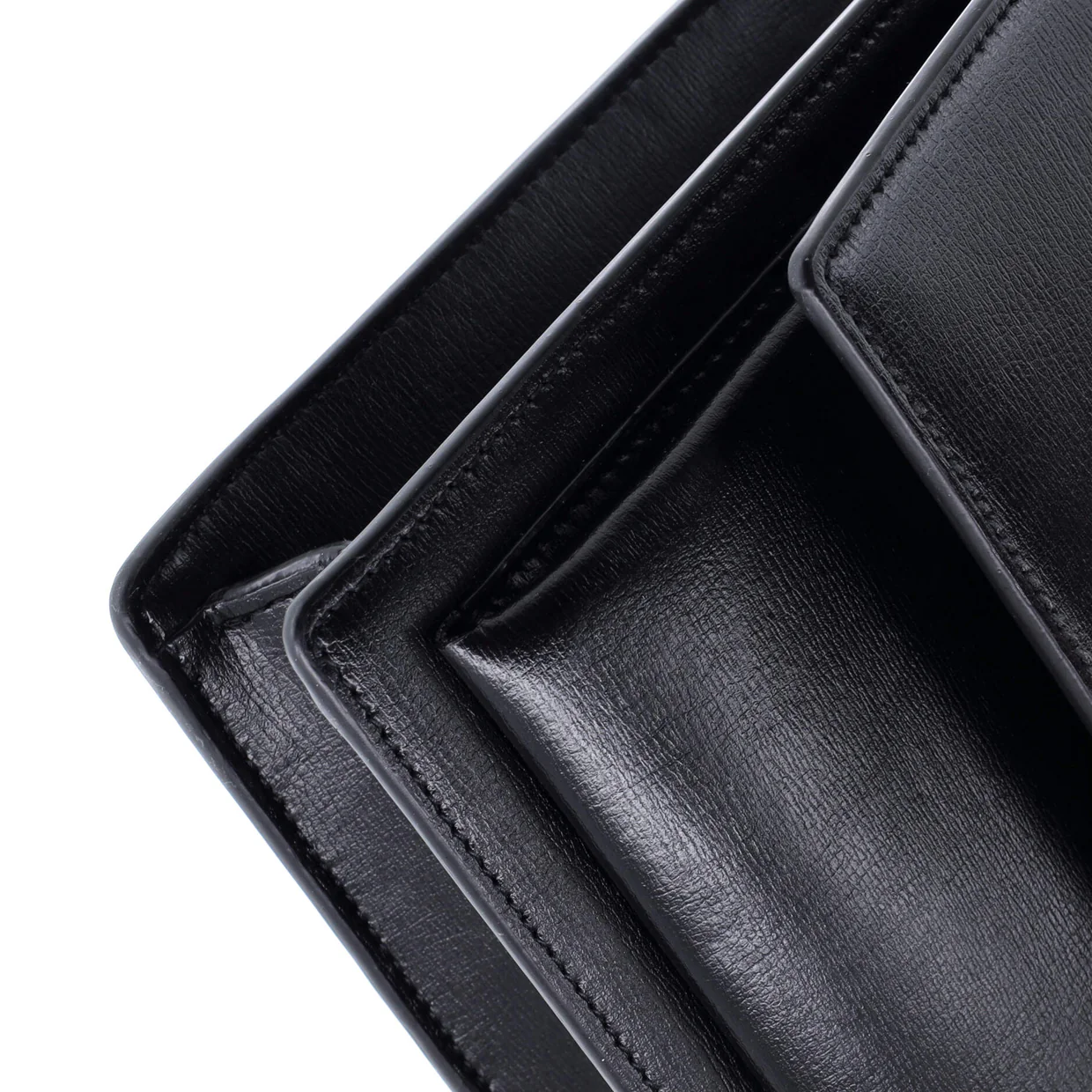 Sunset Top Handle Shoulder Bag Leather Medium - Deep Luxury