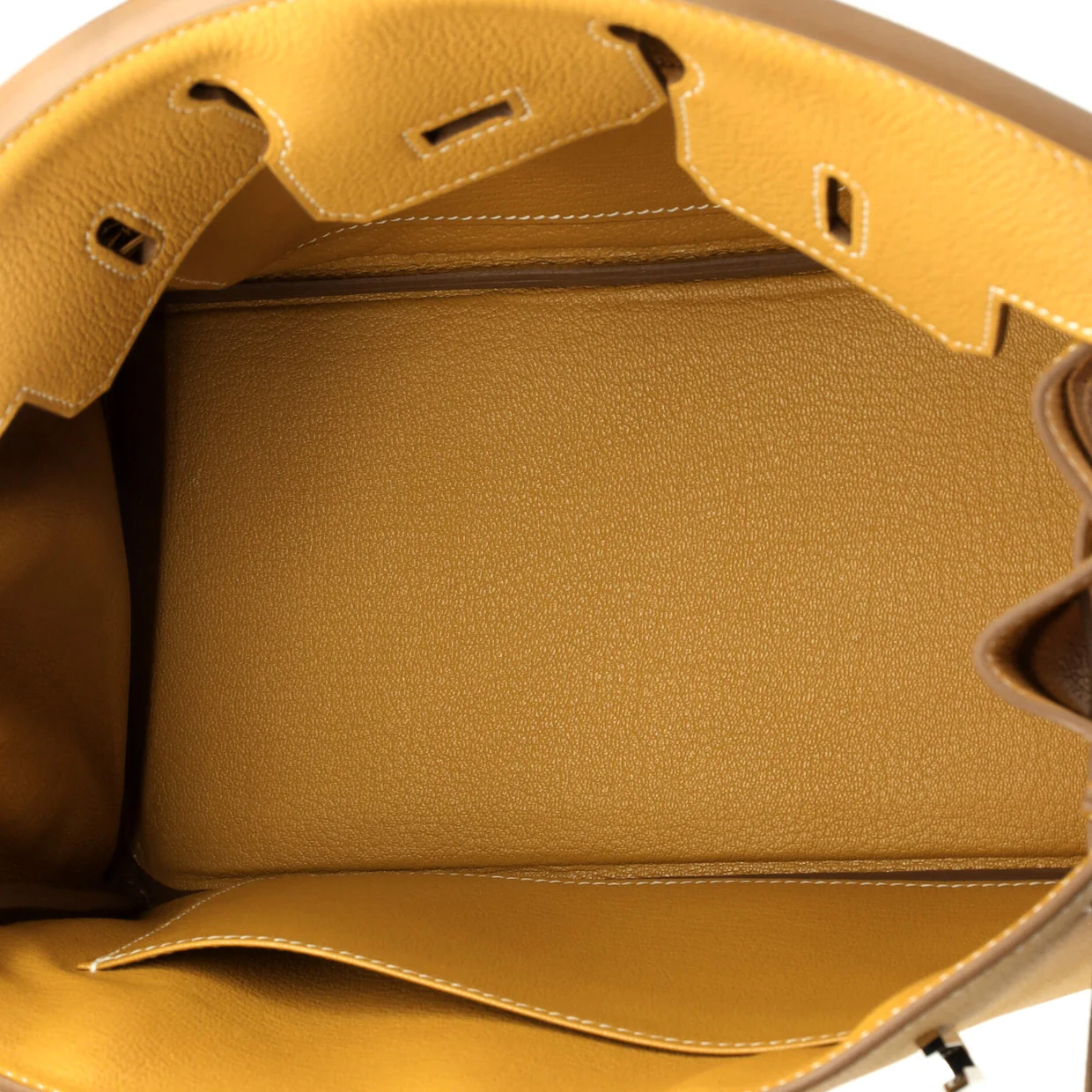 Birkin Handbag Natural Sable Togo with Palladium Hardware 25 - Deep Luxury