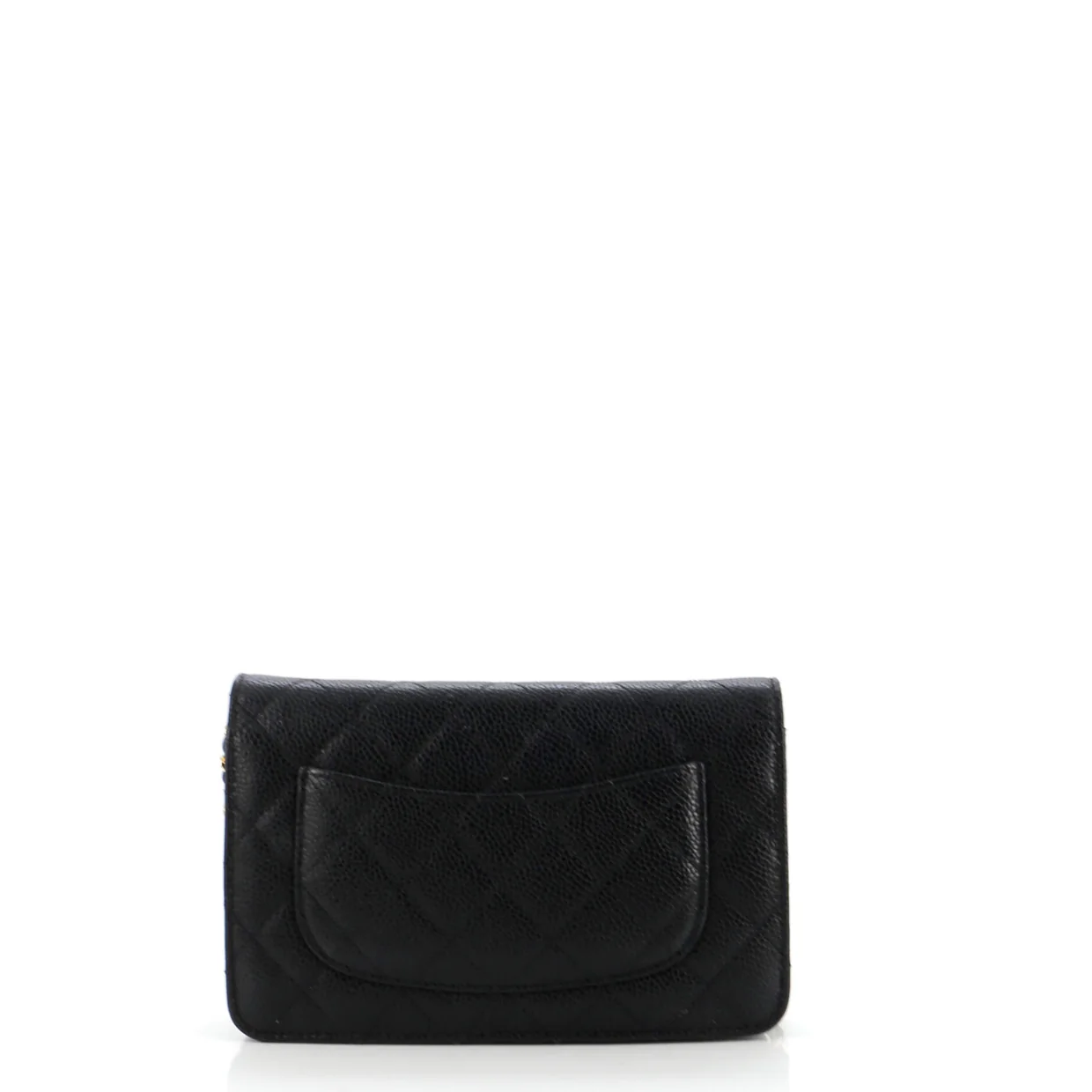 Wallet on Chain Quilted Caviar - Deep Luxury