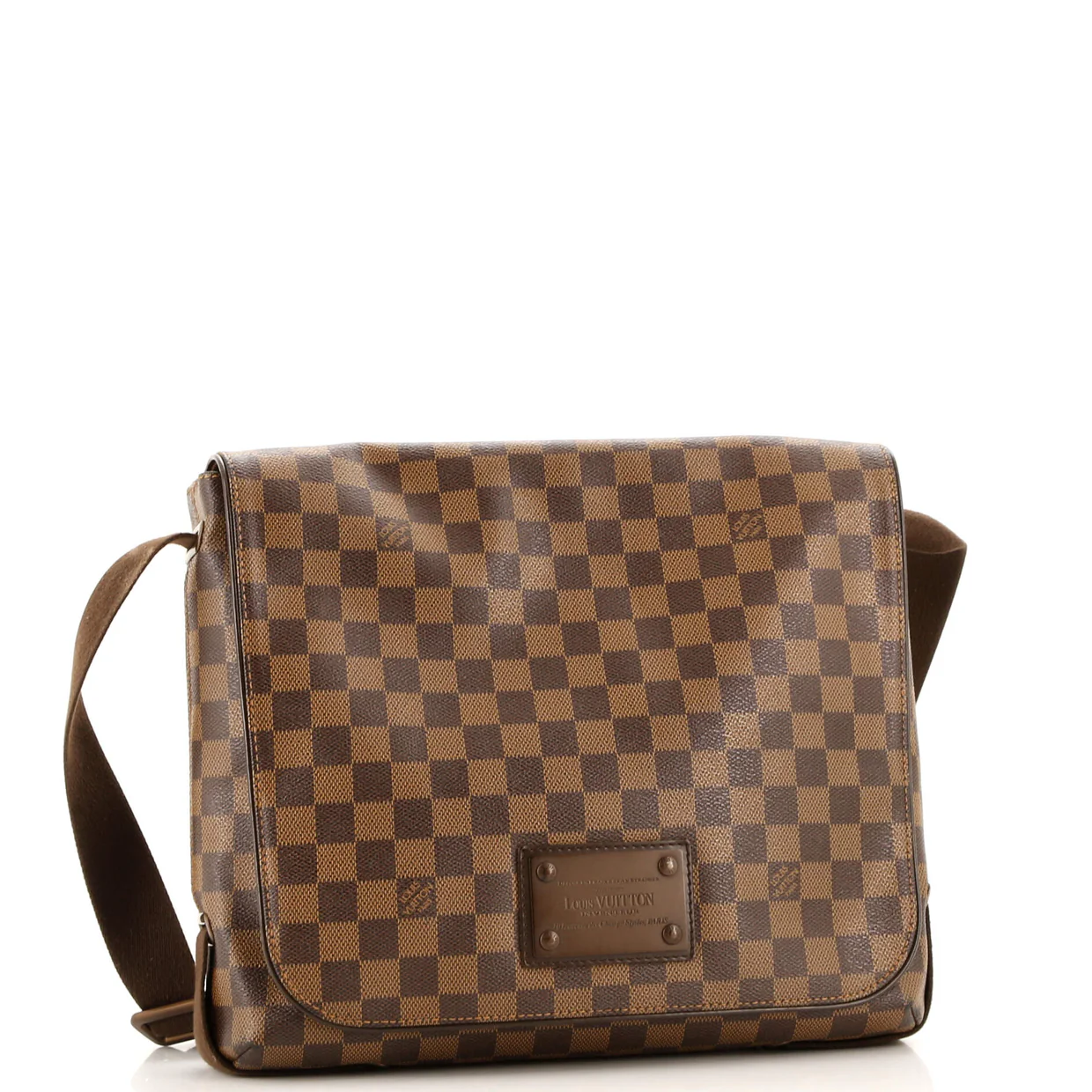 Brooklyn Handbag Damier MM - Deep Luxury