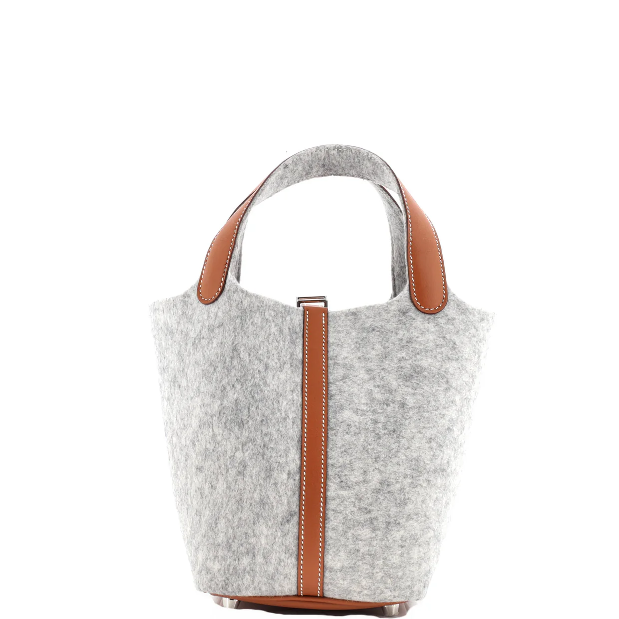 Picotin Lock Bag Felt with Leather PM - Deep Luxury