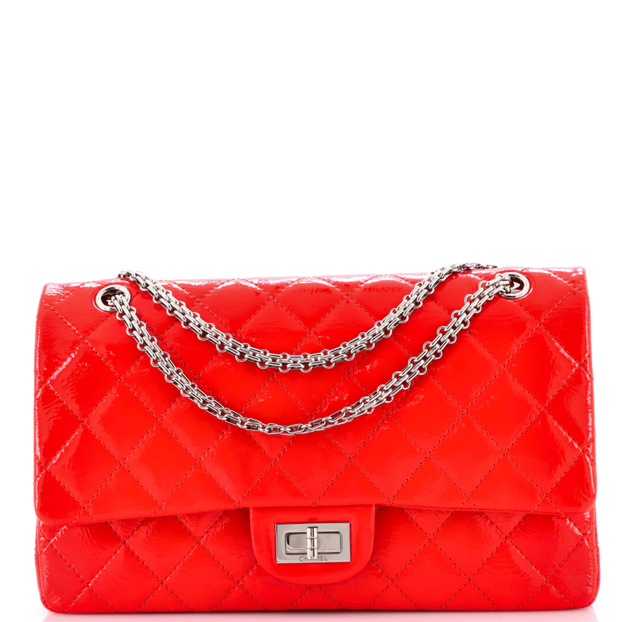Reissue 2.55 Flap Bag Quilted Crinkled Patent 227 - Deep Luxury