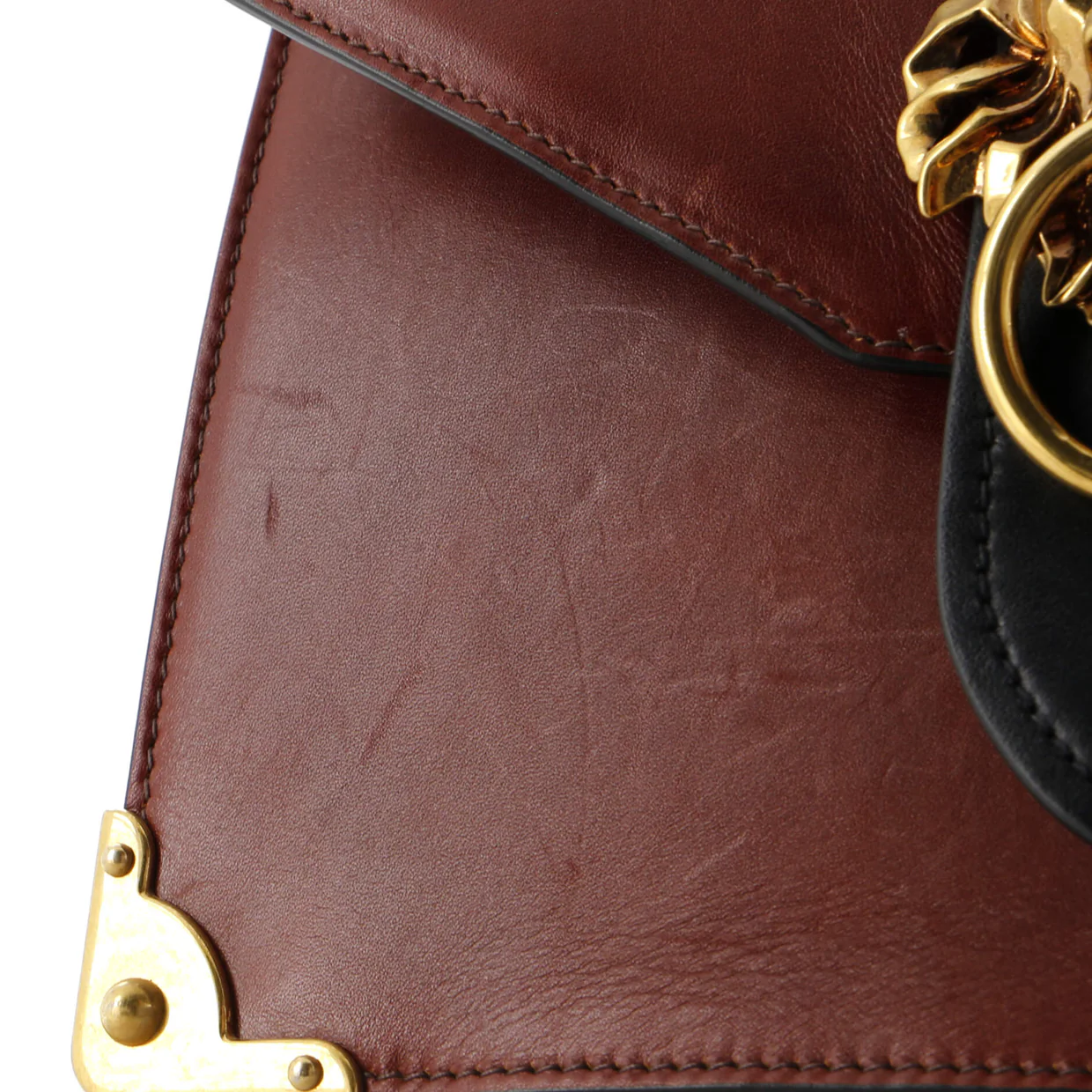 Animalier Cahier Convertible Shoulder Bag City Calf and Saffiano Medium - Deep Luxury