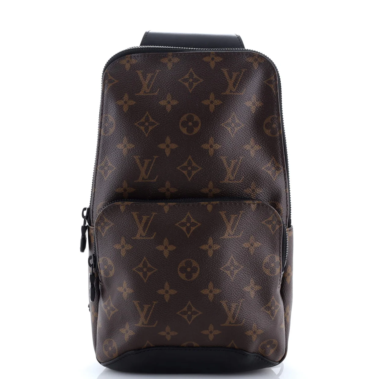 Avenue Sling Bag Macassar Monogram Canvas - Deep Luxury