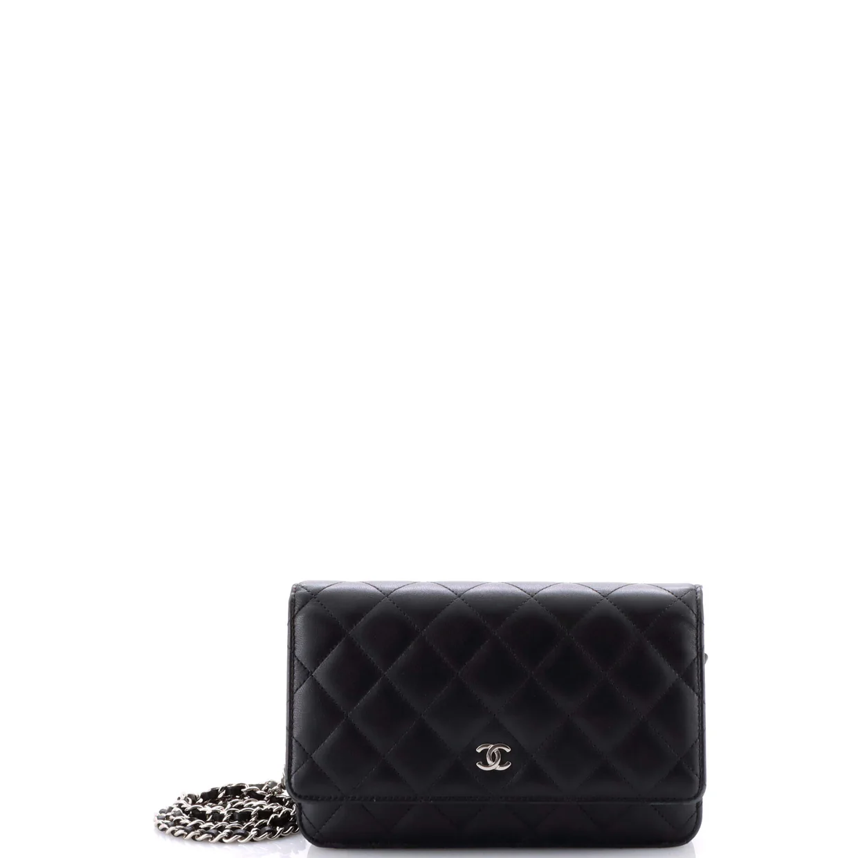 Wallet on Chain Quilted Lambskin - Deep Luxury