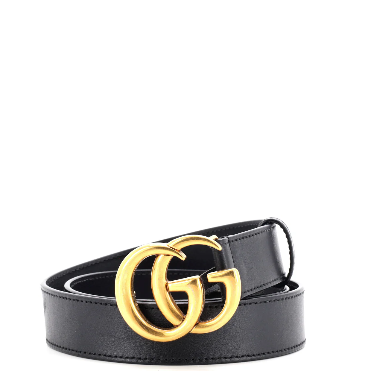 GG Marmont Belt Leather Medium 95 - Deep Luxury