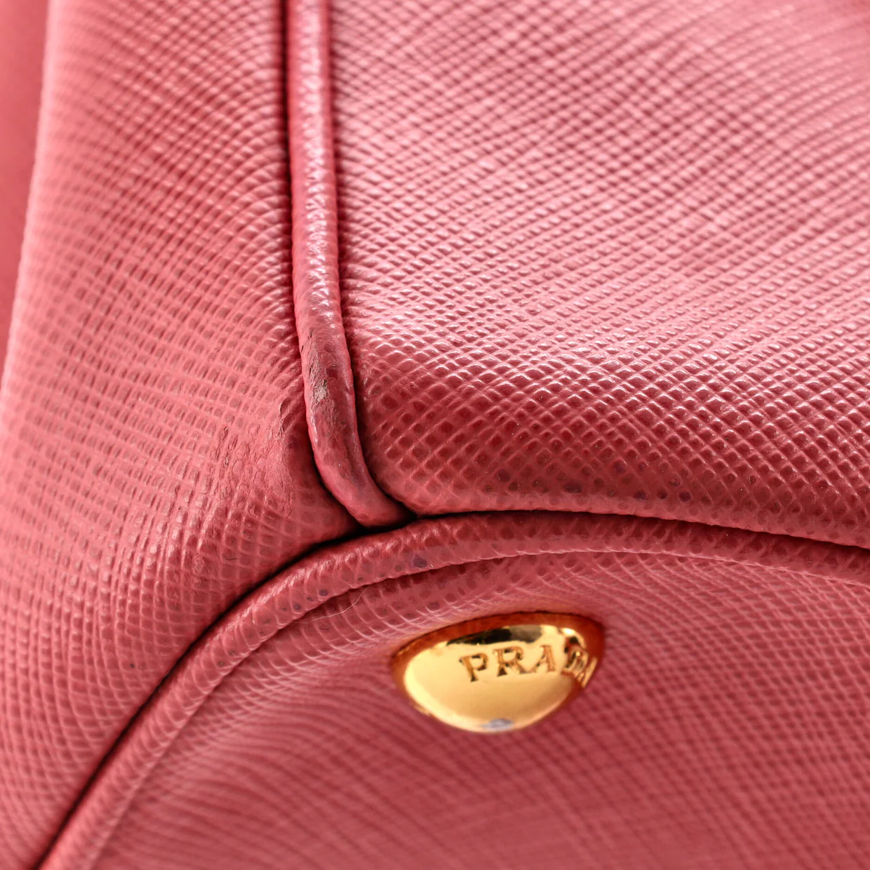 Galleria Double Zip Tote Saffiano Leather Small - Deep Luxury