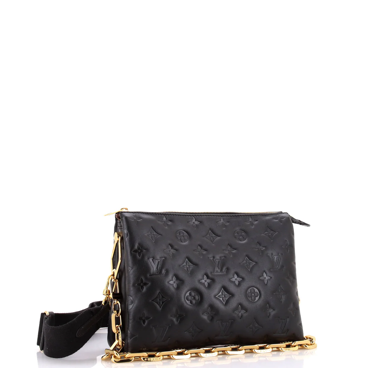 Coussin Bag Monogram Embossed Lambskin PM - Deep Luxury