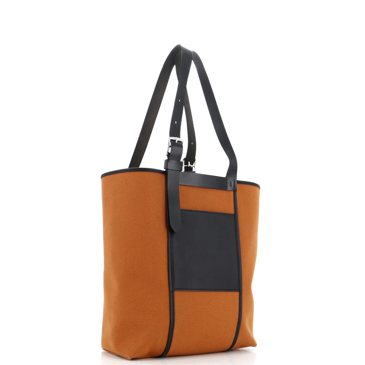 Etriviere Pocket Tote Toile and Leather 27 - Deep Luxury