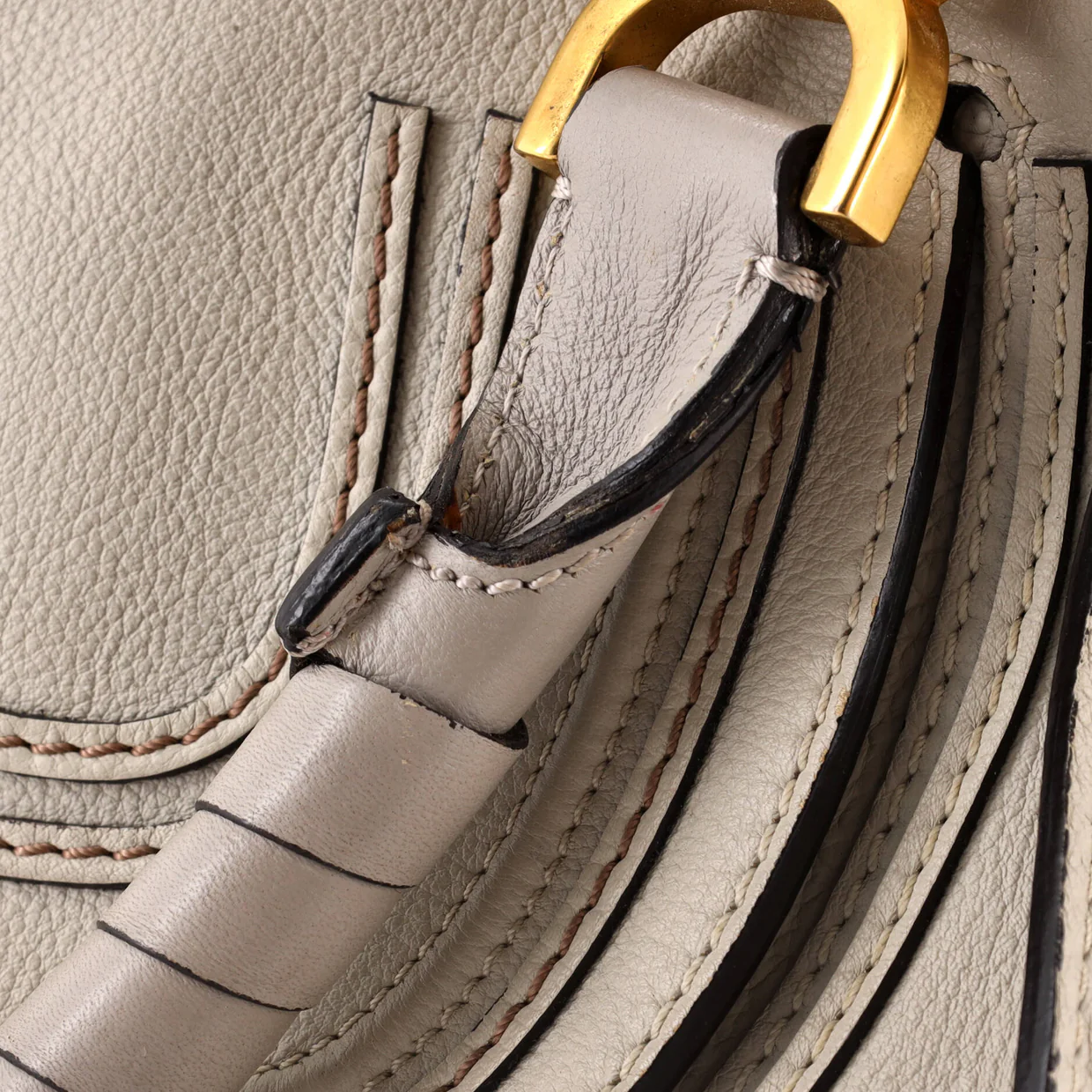 Marcie Satchel Leather Medium - Deep Luxury