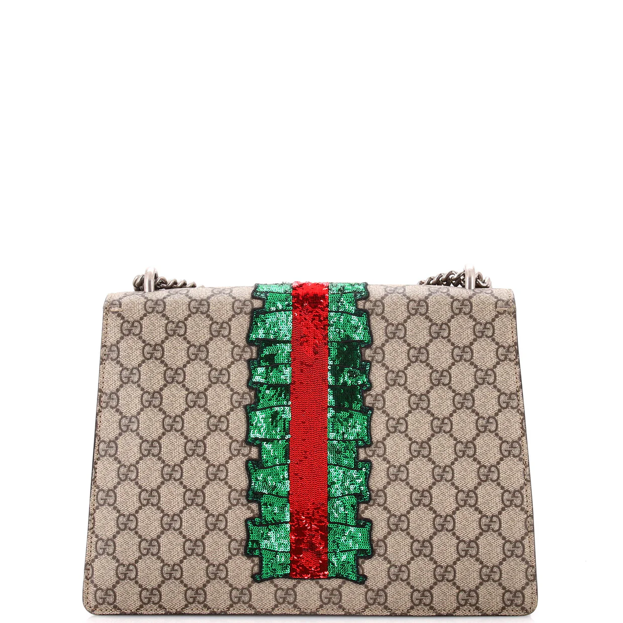 Dionysus Bag Embellished GG Coated Canvas Medium - Deep Luxury