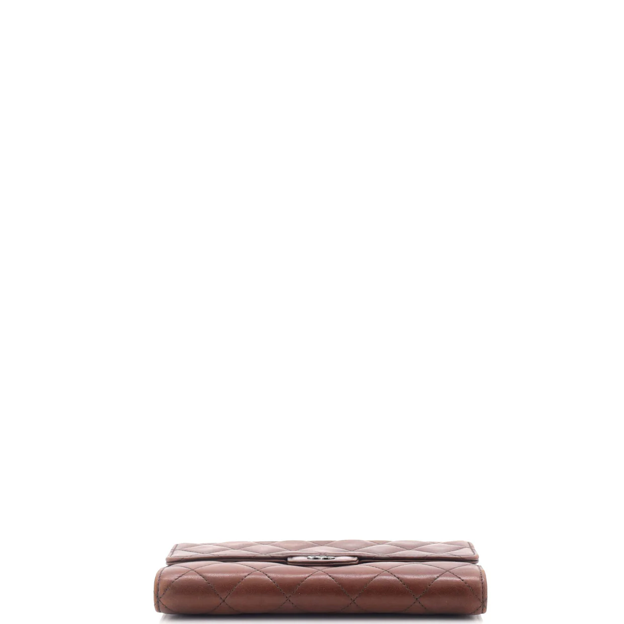Trifold Classic Flap Wallet Quilted Lambskin - Deep Luxury
