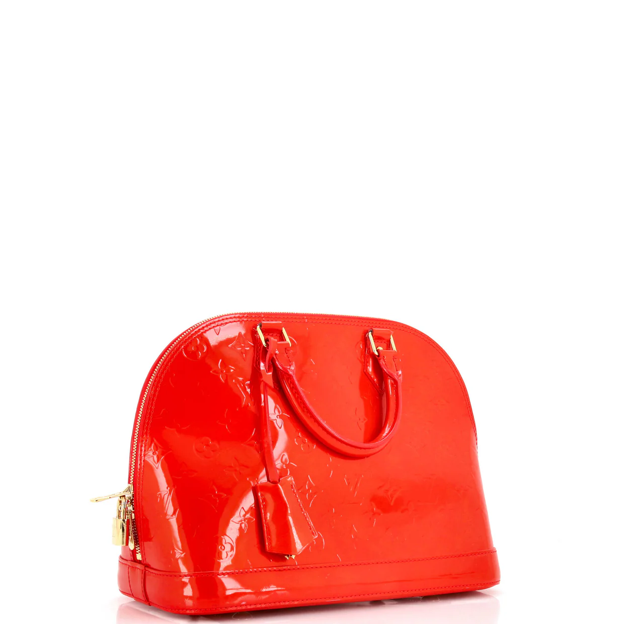 Alma Handbag Monogram Vernis PM - Deep Luxury