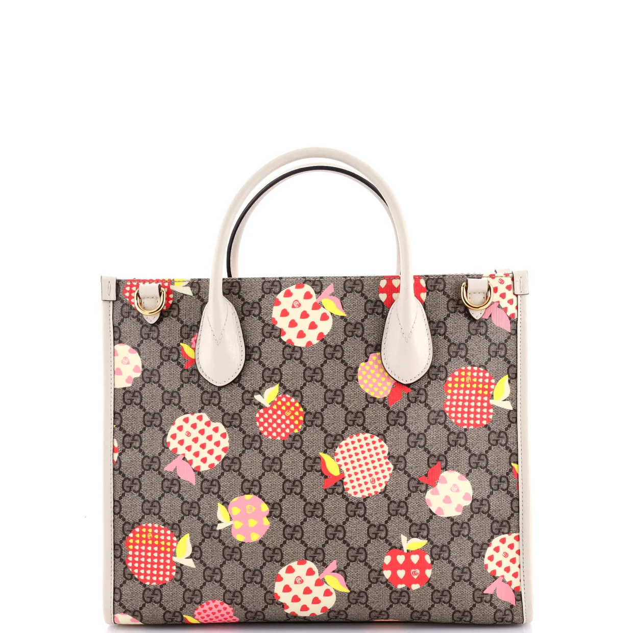 Structured Top Handle Open Tote Printed GG Coated Canvas Small - Deep Luxury