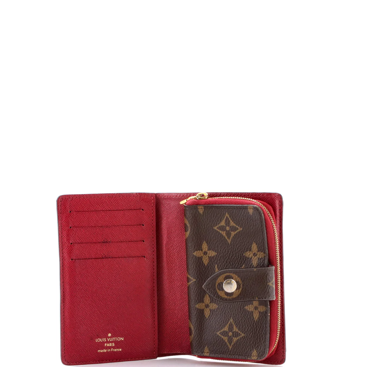 Juliette Wallet Monogram Canvas and Leather - Deep Luxury
