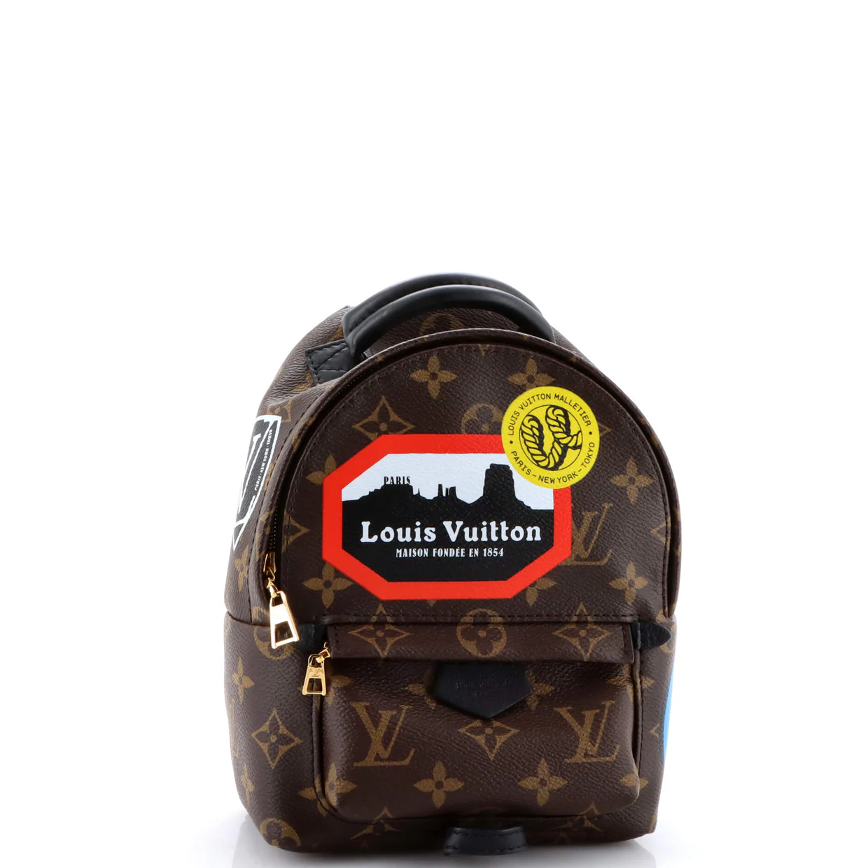 Palm Springs Backpack Limited Edition World Tour Monogram Canvas Mini - Deep Luxury