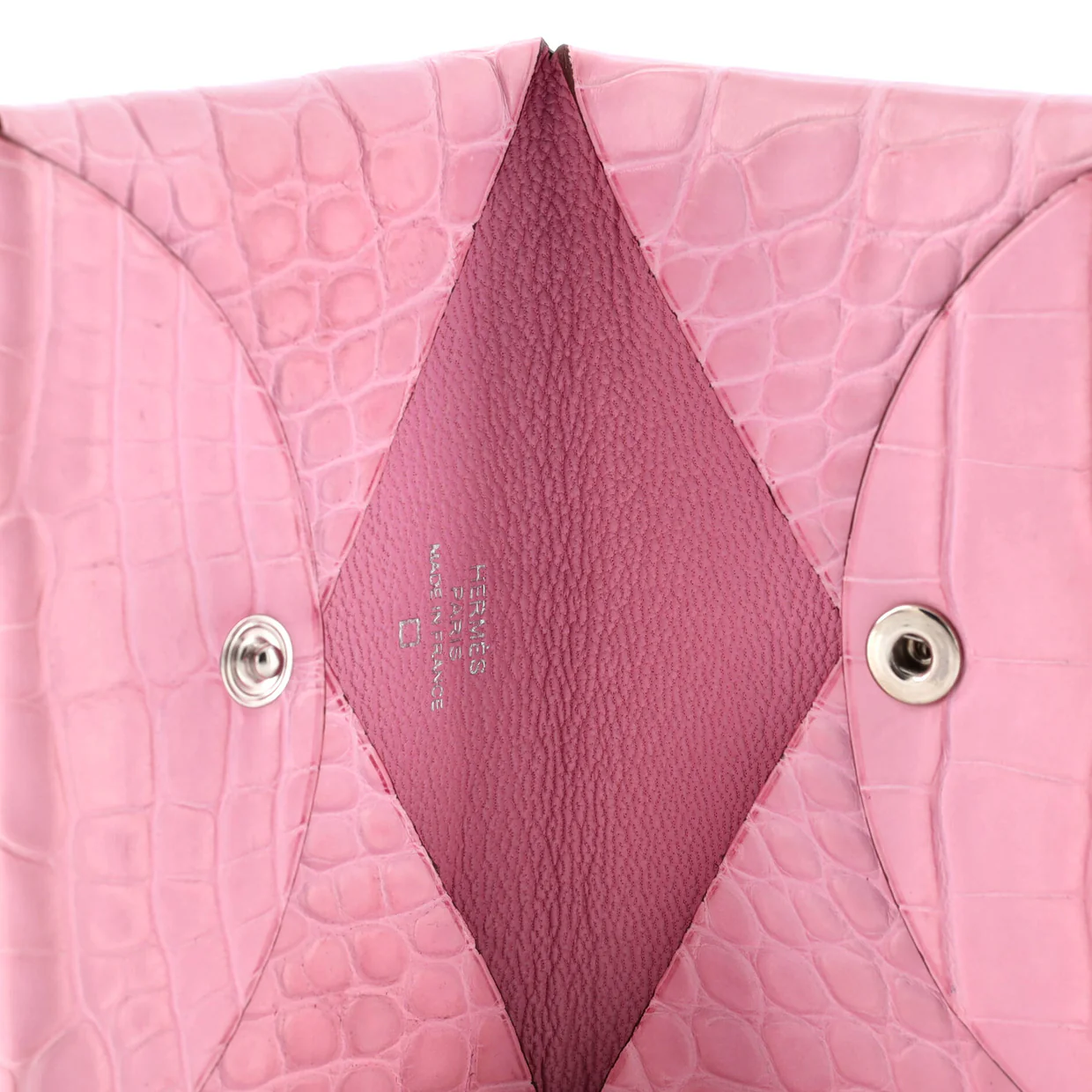 Calvi Card Holder Alligator - Deep Luxury