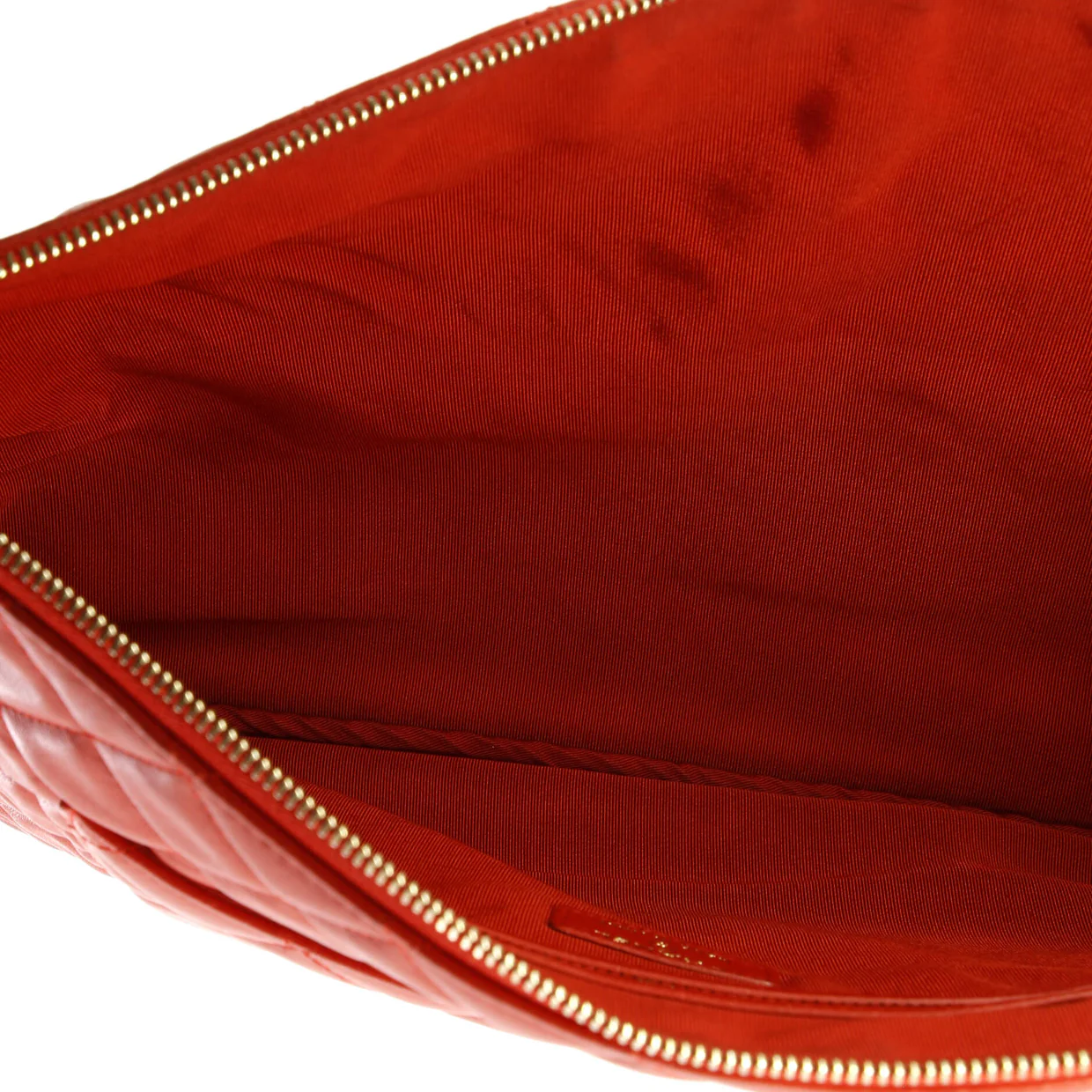 O Case Clutch Quilted Lambskin Large - Deep Luxury