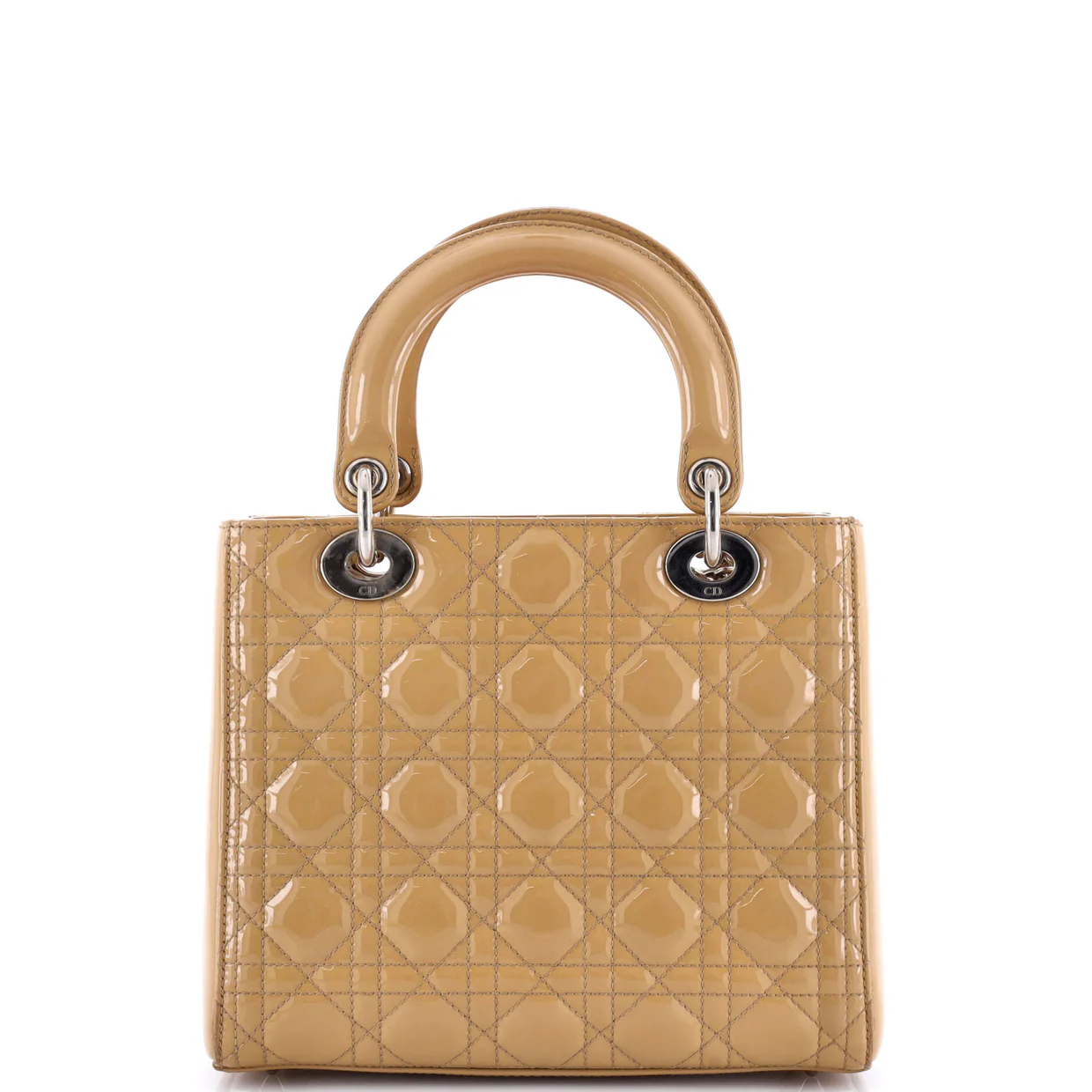 Lady Dior Bag Cannage Quilt Patent Medium - Deep Luxury