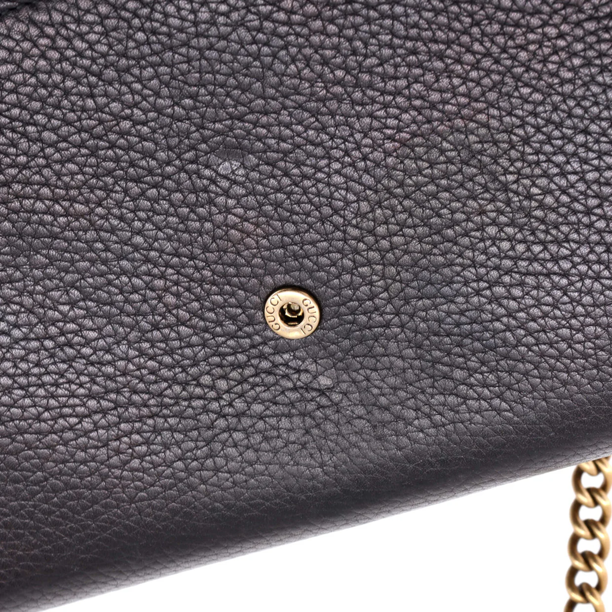 GG Marmont Chain Wallet Leather Mini - Deep Luxury