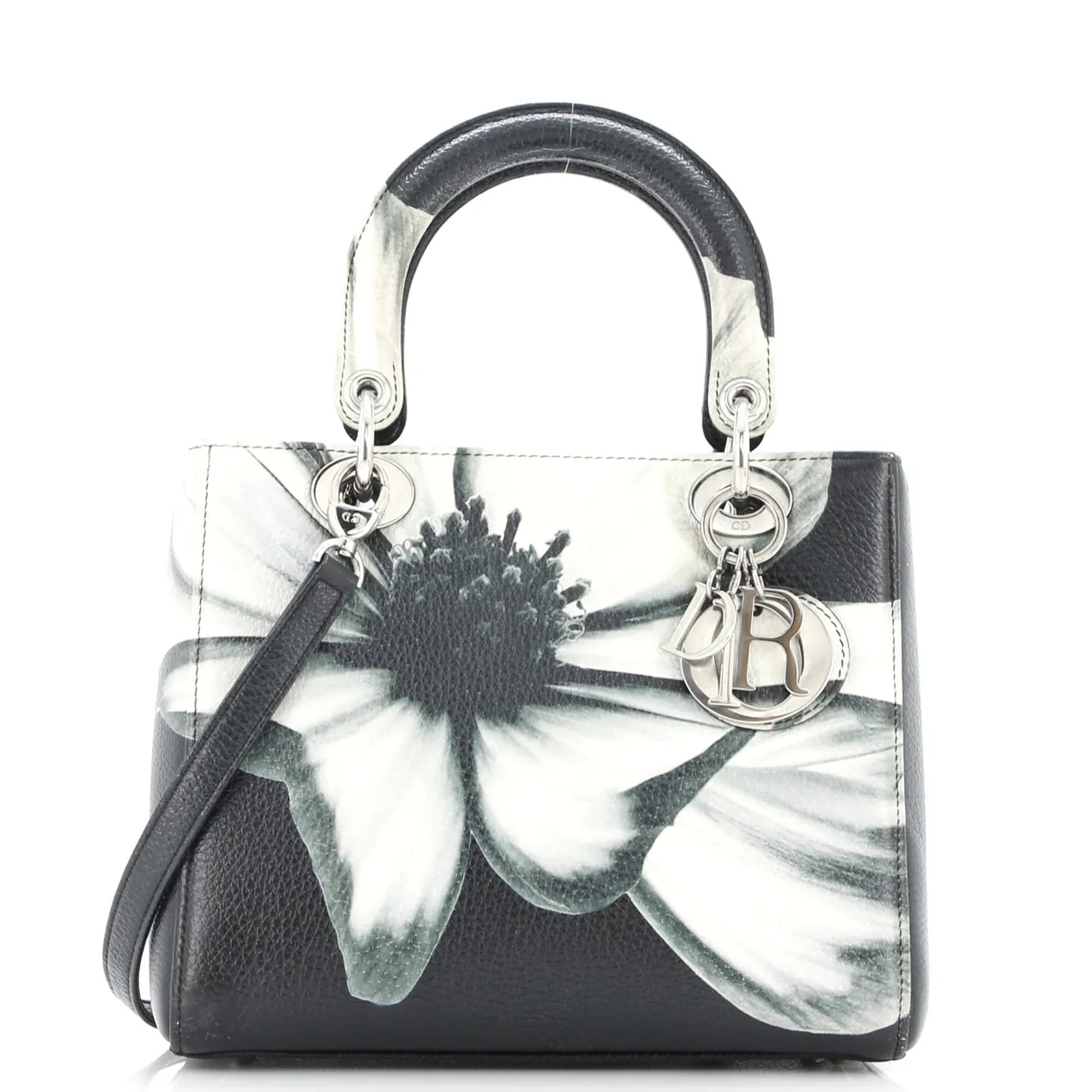 Lady Dior Bag Printed Leather Medium - Deep Luxury