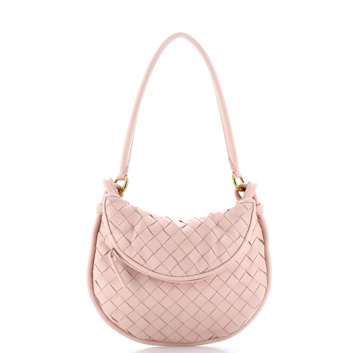 Gemelli Shoulder Bag Intrecciato Leather Small - Deep Luxury