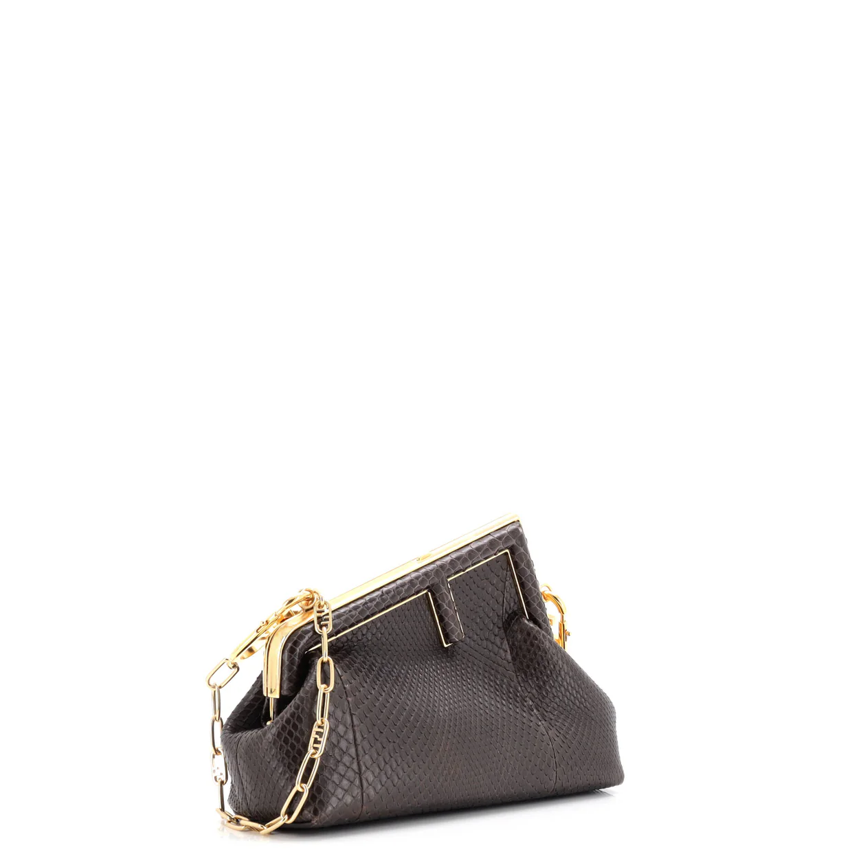First Bag Python Small - Deep Luxury