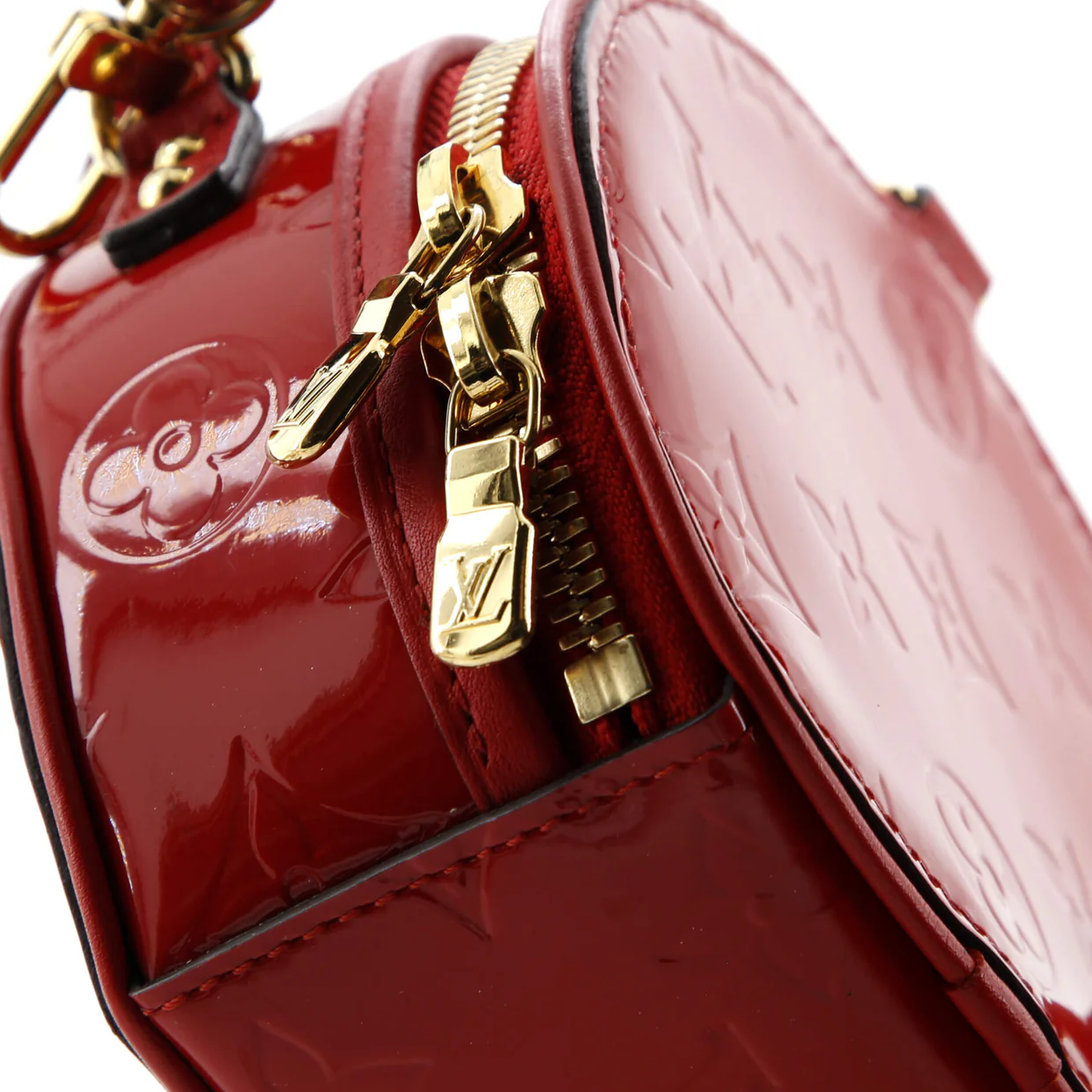 Mini Boite Chapeau Bag Monogram Vernis - Deep Luxury