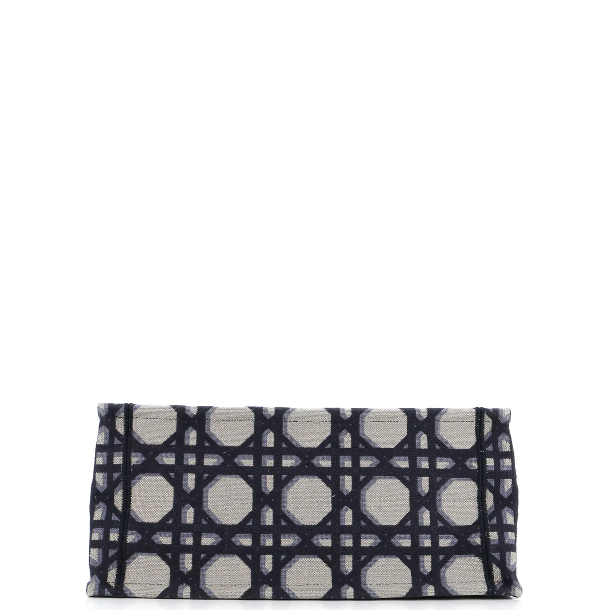 Book Tote Macrocannage Canvas Medium - Deep Luxury