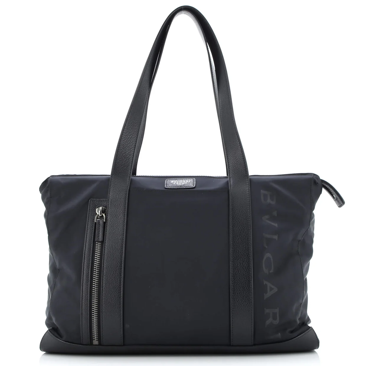 Fragment Zip Tote Nylon with Leather Medium - Deep Luxury