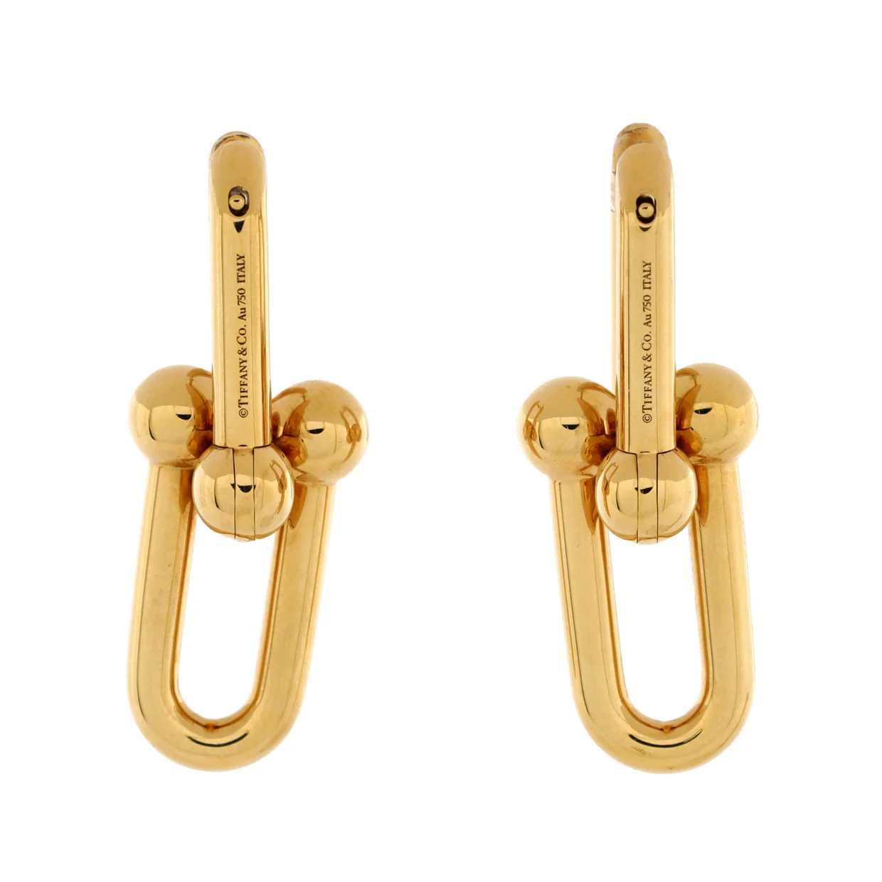 Hardwear Link Earrings 18K Yellow Gold Large - Deep Luxury