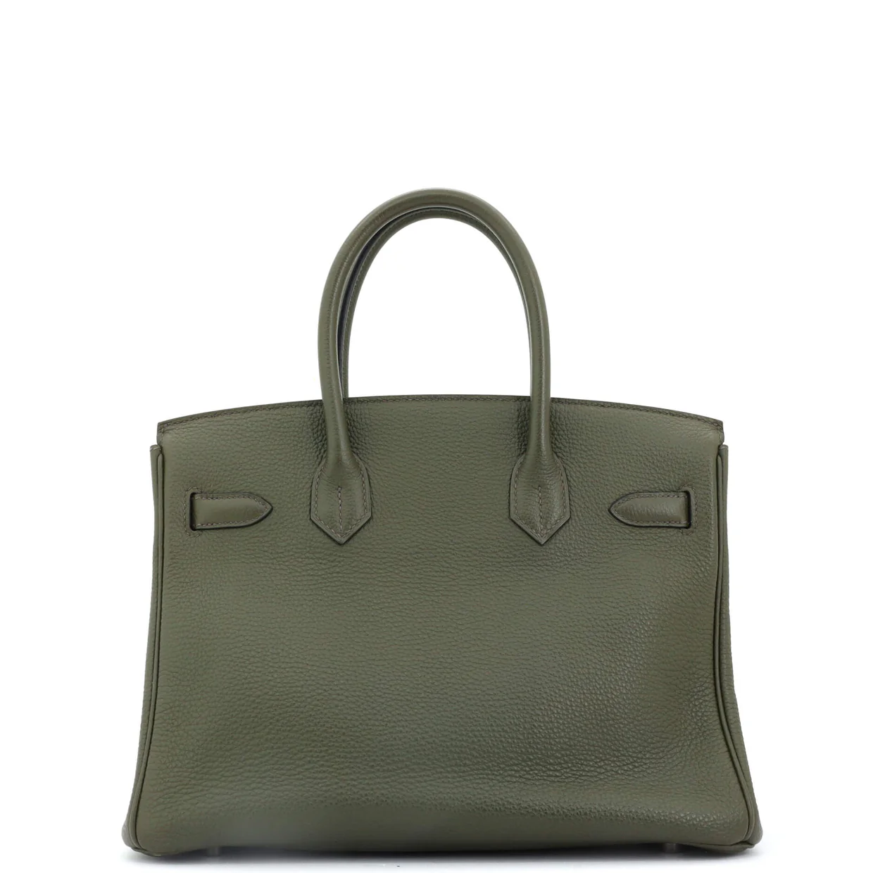Birkin Handbag Vert Bronze Togo with Palladium Hardware 30 - Deep Luxury