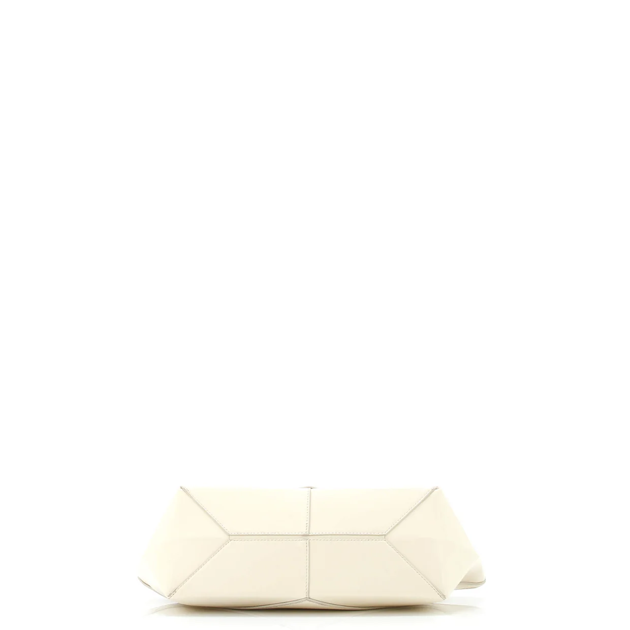 Cropped Puzzle Fold Tote Leather Mini - Deep Luxury
